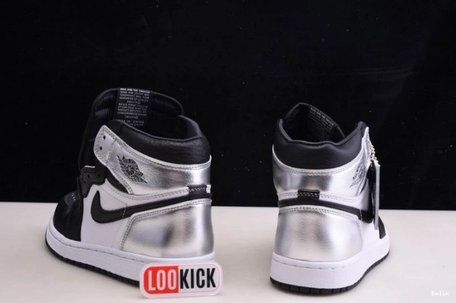 Bmlin Shoes HIGH 1 TOE JORDAN WMNS OG SILVER AIR CD0461-001 0803